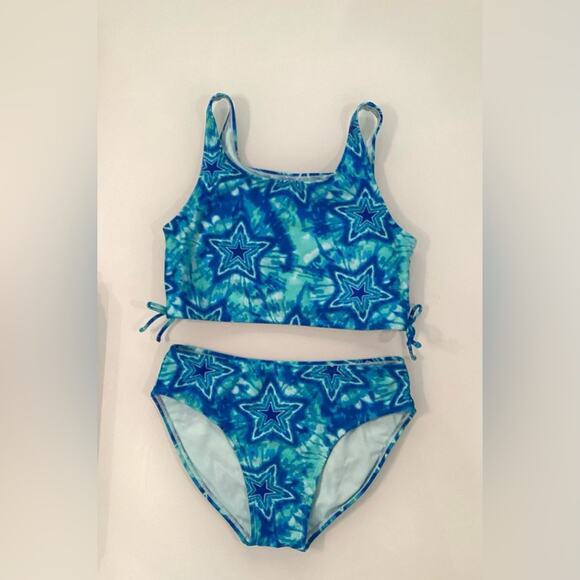 More Than Magic Girls Tie Dye with Stars Bathing Suit XL (14-16)  NWOT - Picture 1 of 4